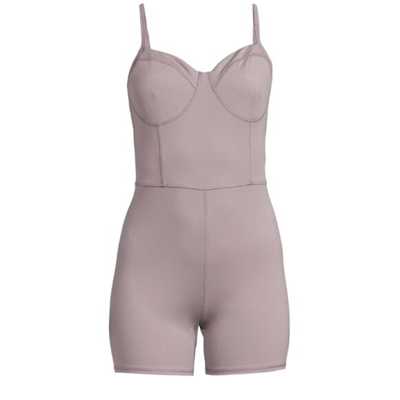 No Boundaries Seamless Unitard in Grey Crystal Sz XS NWT - Picture 6 of 13